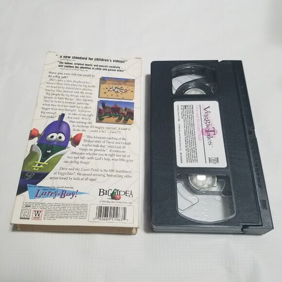 Veggie Tales Dave and the Giant Pickle Big Idea's VHS Tape - Bundle & Save - Picture 2 of 2